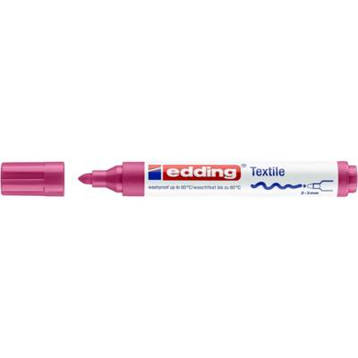 Marqueur pour textiles 4500 carmin 2-3 mm - EDDING