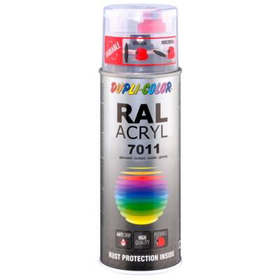 Bombe de peinture RAL 7011 Gris fer - Brillant Duplicolor - Gedimat