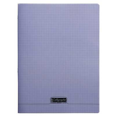 Cahier piqué 8000 POLYPRO 24x32 cm 48 pages petits carreaux 90 g - Violet