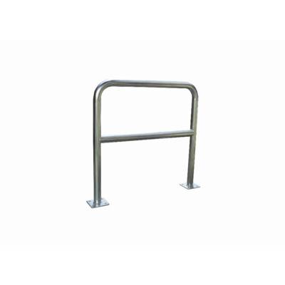 Barrière de protection avec platine 150 x 150 mm VISO - acier galva - 1000 x 1000 m - Ø40 mm - BAR400GAL - Maxoutil