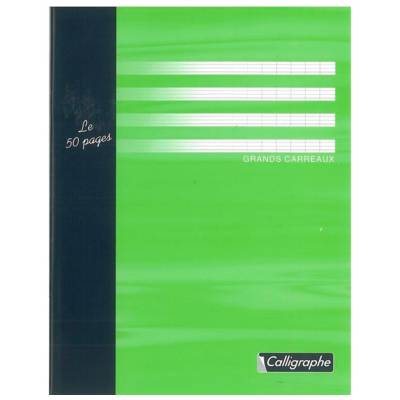 Cahier d'Essai piqué 17x22 48p séyès 56g couleur aléatoire - CLAIREFONTAINE