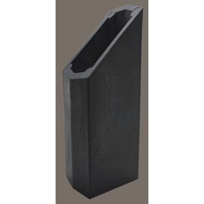 Entretoise départ/arrivée P-MEX - 25 x 40 mm - gris anthracite - Gedimat