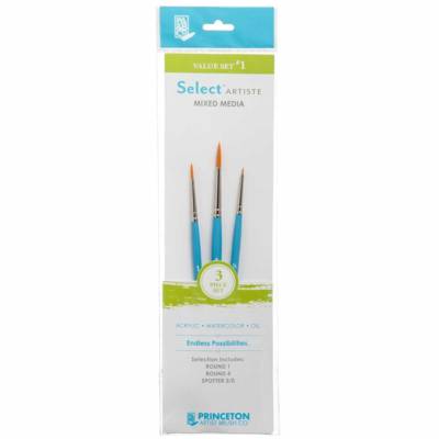 Pinceau SELECT ARTISTE syn set value 1- 3 pinceaux