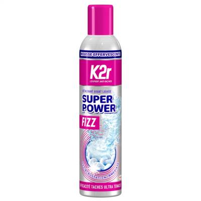 Aérosol 300mL Super Power Fizz – Détachant avant-lavage –  décolle les taches