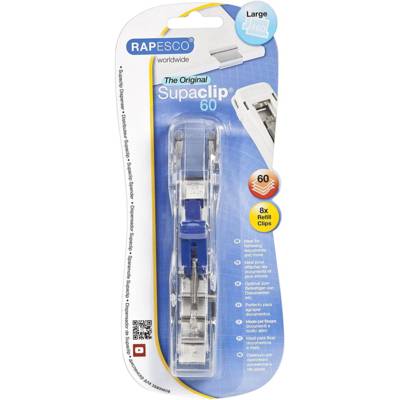 Distributeur Supaclip® 60 Transparent + 8 Pinces en Acier Inoxydable