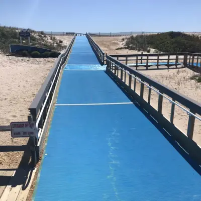 Tapis d'accès PMR plage F2A Tapis PMR Plage – Fun2Access
