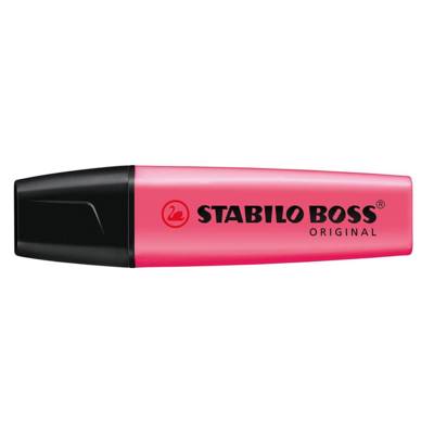 Surligneur BOSS ORIGINAL Rechargeable Pointe Biseautée 2-5 mm - rose