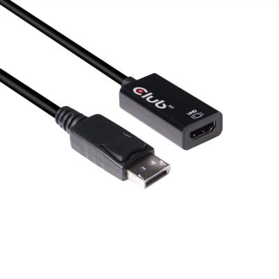 DisplayPort Adaptateur DisplayPort mâle HDMI Femelle Noir HDR 4K60Hz aktiv