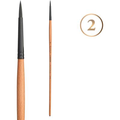 Pinceau artiste CATALYST manche long rond 2