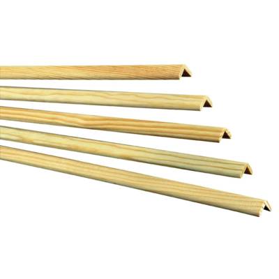 Baguette d'angle Pin des Landes sans nœud arrondie L.2,40 m - Gedimat - SOTRINBOIS