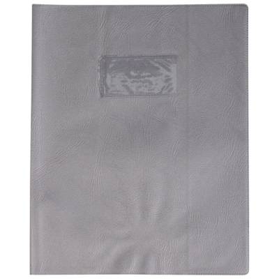 Protège-cahier 20/100ème 17x22 Gris - CLAIREFONTAINE