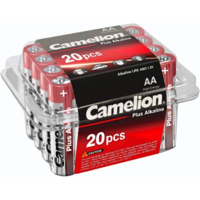 Boîte de 20 piles Plus Alkaline LR6 Mignon AA 1,5V