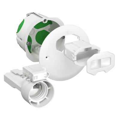 Boîte de centre DCL avec couvercle non affleurant connect douille piton - Gedimat - SCHNEIDER ELECTRIC