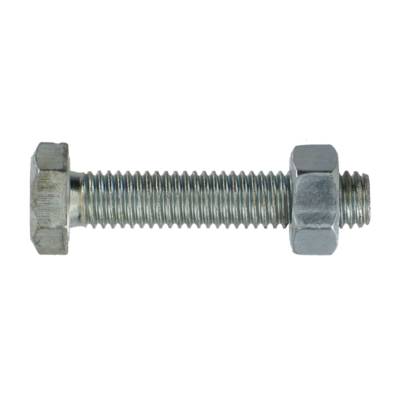 Boulon acier zingué tête hexagonale 8x80mm - Gedimat - VYNEX