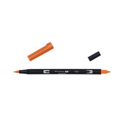Feutre Dessin Double Pointe ABT Dual Brush Pen 905 rouge - TOMBOW
