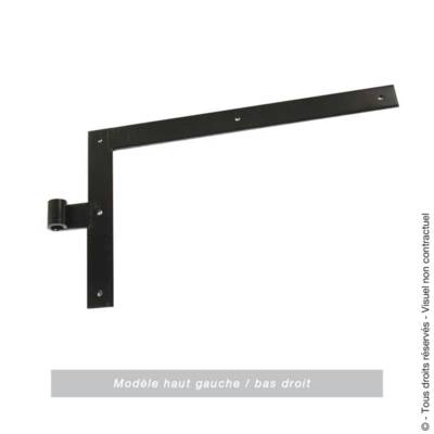 Equerre bout droit D14 250x300mm - lot de 2 pièces - Gedimat - AFBAT