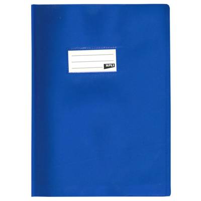 Protège-cahier PVC 19/100ème 24 x 32 cm Opaque Bleu - APLI-AGIPA