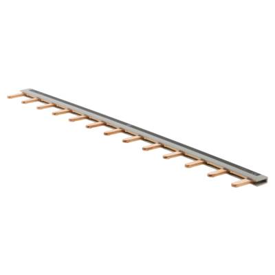 Peigne d'alimentation électrique horizontale 13 modules réversible noir-bleu - 220mm - Gedimat - ZENITECH