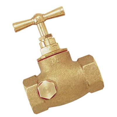 Robinet d'arrêt femelle femelle à purge laiton brut à visser diam.20x27mm en vrac 1 pièce - Gedimat - BOUTTE
