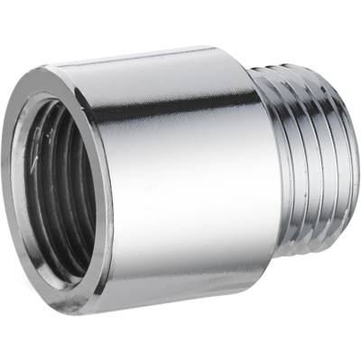 Allonge de robinet laiton chromé - mâle femelle ø15 x 21 mm - L.25 mm - Gedimat - NOYON ET THIEBAULT