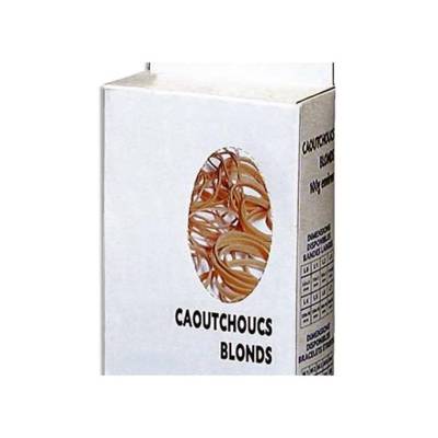 Boîte distributrice de 100g de caoutchouc blond large 150 x 10 mm - WONDAY