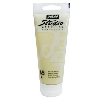 Peinture Studio Acrylique Tube Ivoire 100 ml - PÉBÉO