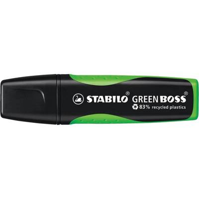 Surligneur GREEN BOSS Pointe Biseautée 2-5 mm Vert