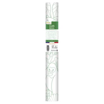 Graffy Roll, Jungle - Blanc - AVENUE MANDARINE