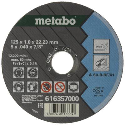 Disque Meuleuse SP 125x1,0x 22,23 mm Inox