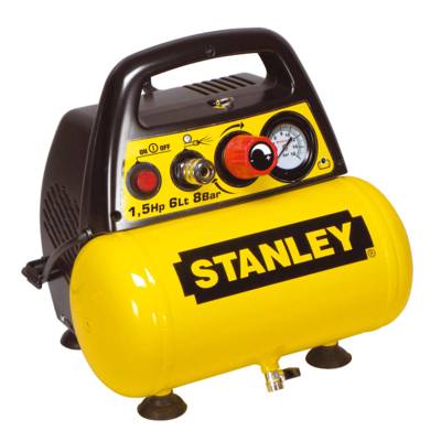 Compresseur 6 L 1,5 HP coaxial STANLEY - Gedimat - MECAFER