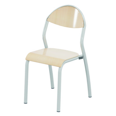Chaise NUAGE assise et dossier bois Blueprotech® piètement époxy - T3
