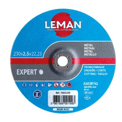 Disque tronçonnage métal - Gedimat - LEMAN