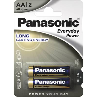 Pack de 2 Piles Alcalines Everyday Power Silver AA-LR6 1,5V