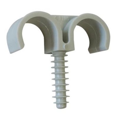 Fixation de gaines et tubes ING FIXATION Fix-ring double - Ø 28 mm - Boîte de 50 - A301900 - ING FIXATIONS
