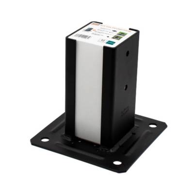 Pied de poteau claustra + accesoires de fixation - Gedimat