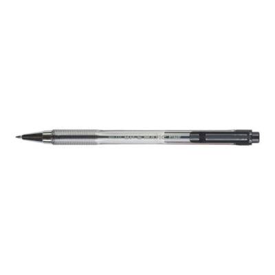 Stylo Bille Rétractable BPS-Matic Pointe Fine Noir
