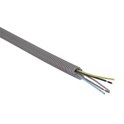 Gaine préfilée gris STA HO7UV 3G1.5 - Gedimat