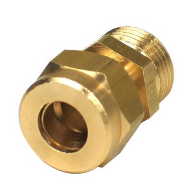 Raccord union bicône laiton brut mâle à visser diam.20X27mm pour tube cuivre diam.16mm sous coque de 1 pièce - Gedimat - BOUTTE