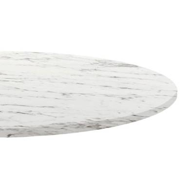 Plateau de table Ø70cm Calacatta - RestooTab