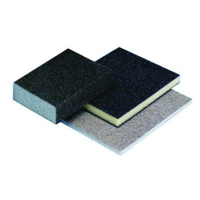 Éponge abrasive HERMES 123x97x12 mm Grain 100 - 6005818 - HERMES ABRASIFS SA