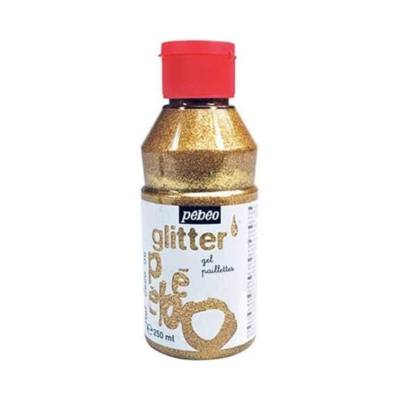 Flacon 250ml Gel Pailleté Or