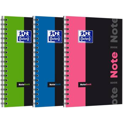 Cahier NoteBook B5 160P 90g petits Carreaux coloris Aléatoire