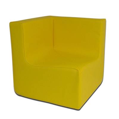 Chauffeuse d'angle ADOS en mousse PVC 40 cm HT Coloris variés