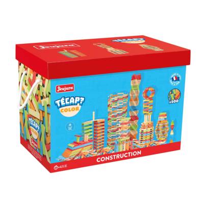 Tecap Baril de Planchettes Color - 500 Pieces - JEUJURA