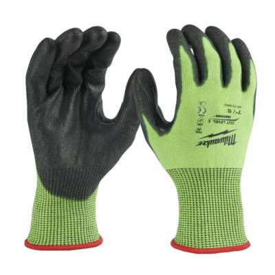 Gants MILWAUKEE HV Anti coupure niveau 5/E - Taille 8 - 4932479932