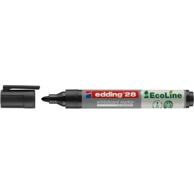 Marqueur pour Tableaux Blancs Ecoline 28 Noir Pointe Ronde 1,5-3 mm - EDDING
