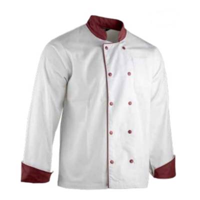 Veste LMA MEDAILLON C1 blanc/bordeaux T.M - 2299 T.3