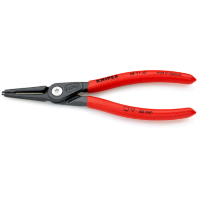 Pince de précision KNIPEX pour circlips intérieurs d'alésage - L 180 mm - 48 11 J2