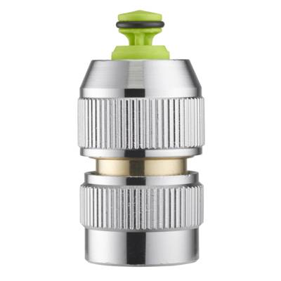 Raccord automatique 6 billes aquastop en laiton chromé - Gedimat - NOYON ET THIEBAULT