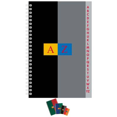 Répertoire 11x17cm Petits Carreaux 100 Pages 70g spirale coloris aléatoires